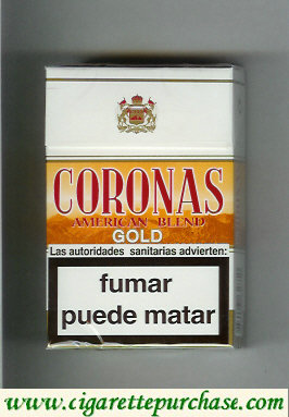 Coronas Gold cigarettes American Blend